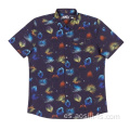 Camisa de spandex de poliéster para hombre de gran venta